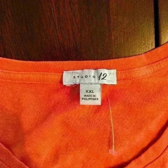 NWT Ladies Studio 12 Brand "Long Weekend" Top, Blouse, T Shirt, Tee- Size XXL - Picture 8 of 8